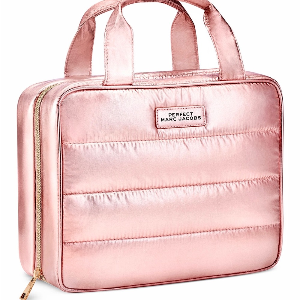 Marc Jacobs travel case cosmetic bag new pink